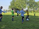 Mini Toernooitje op Sportpark Het Springer met S.K.N.W.K. JO7 en De Jonge Spartaan JO7 (116/174)